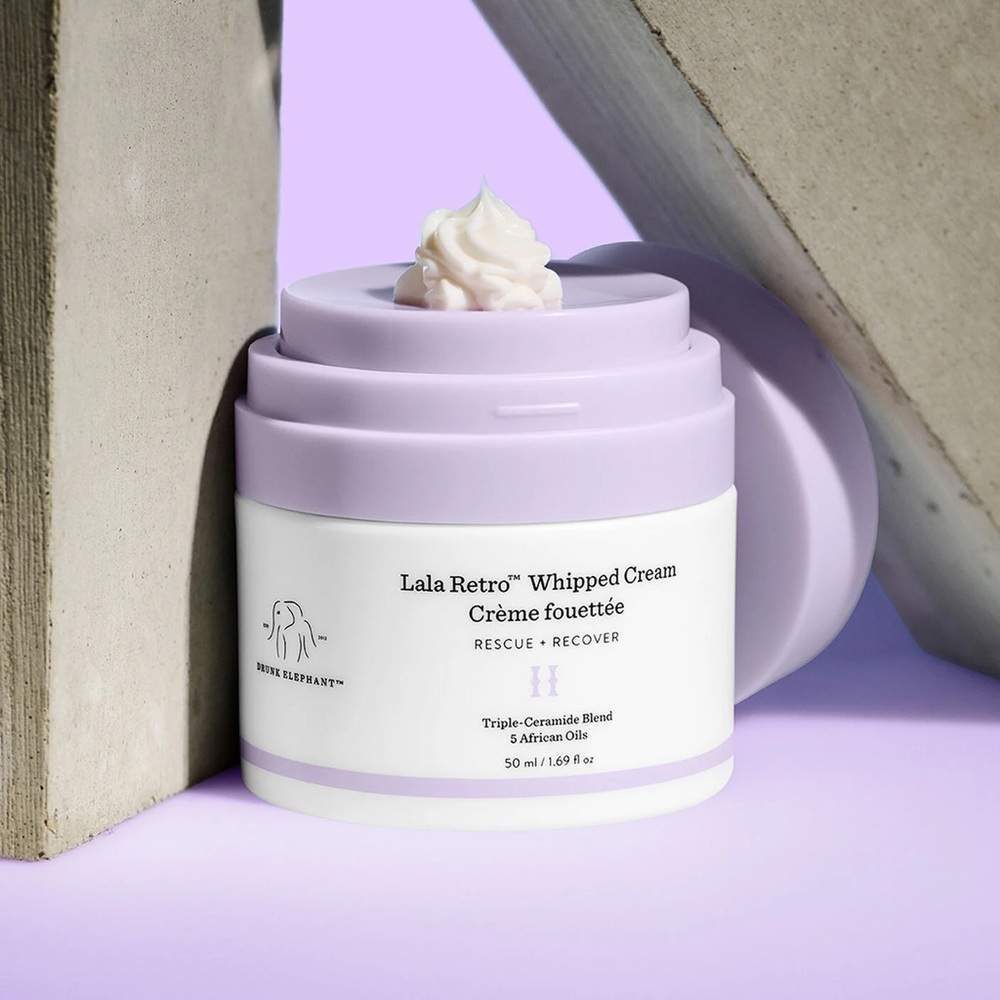Drunk Elephant Lala Retro Whipped Cream - White and Pink